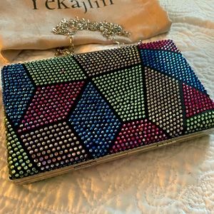 Multi-color Rhinestone Purse